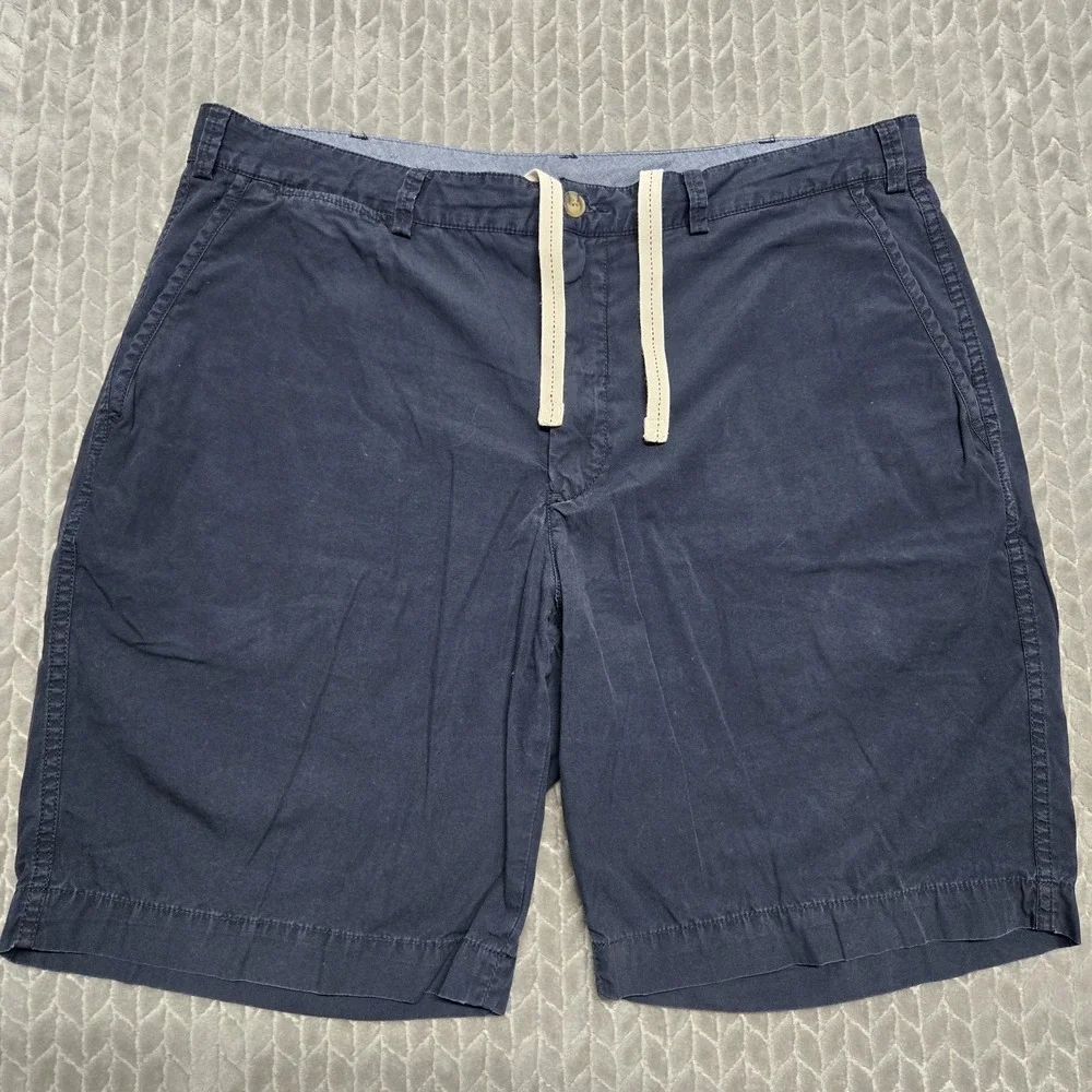 Polo Ralph Lauren Shorts Men 38x9 Navy Blue Pony Twill Relaxed Fit Golf Chino